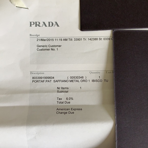 Prada Saffiano Wallet - Picture 10 of 10